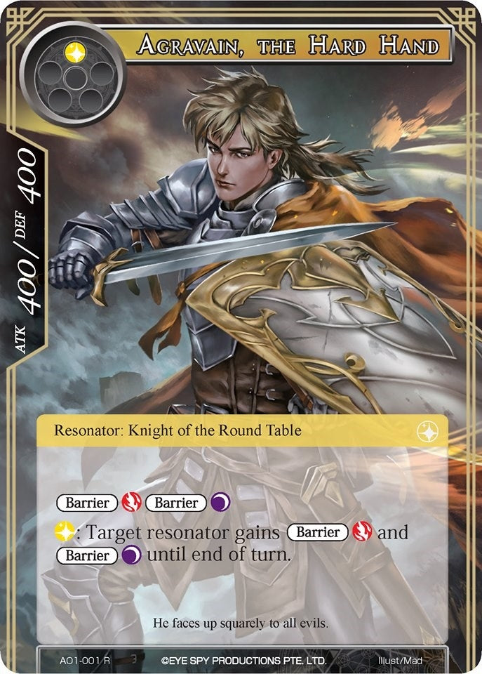 Agravain the Hard Hand (1001) [AO1] - Force of Will Single
