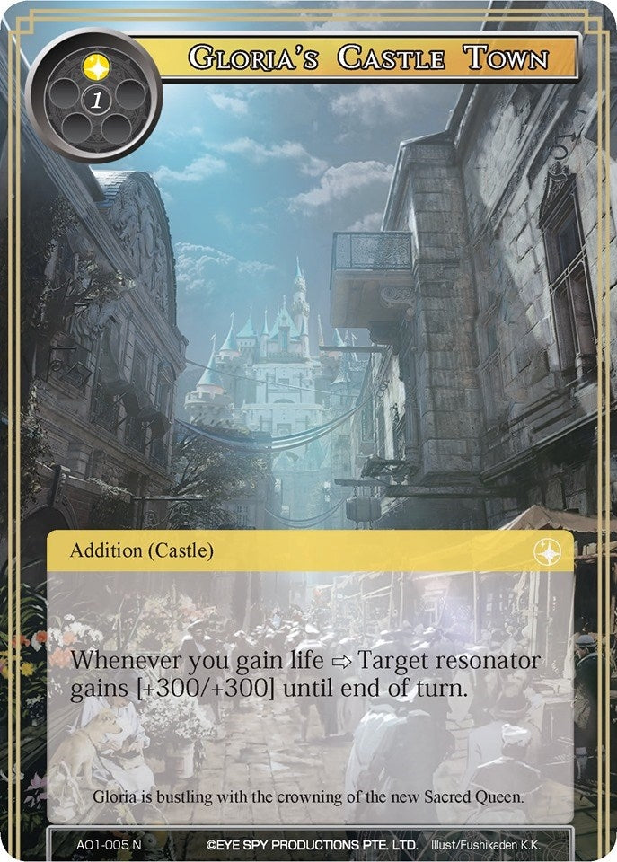 Gloria’s Castle Town (1005) [AO1] - Force of Will Single