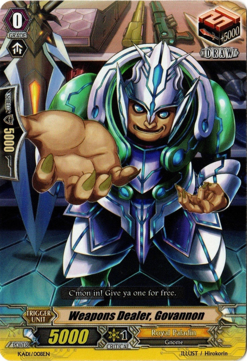 Weapons Dealer Govannon (1008) [KA1/2] - Cardfight Vanguard Single