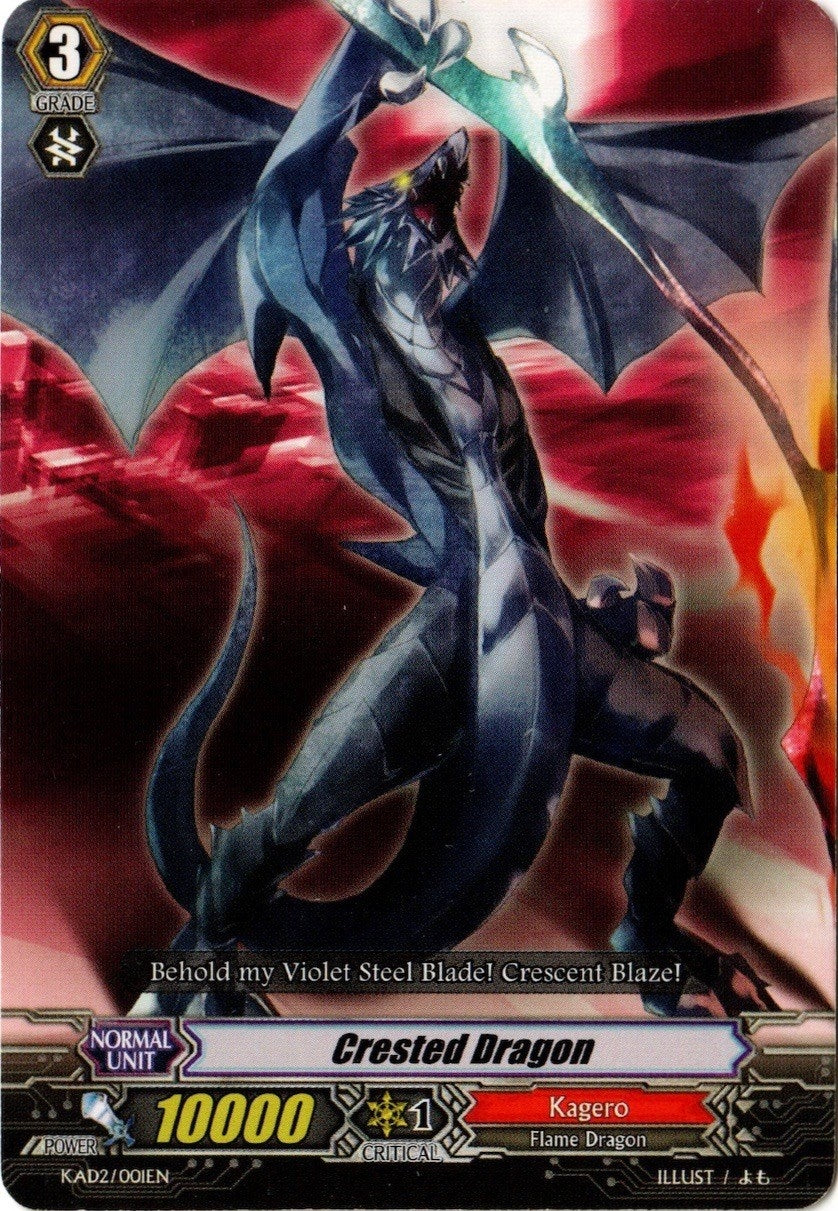 Crested Dragon (2001) [KA1/2] - Cardfight Vanguard Single