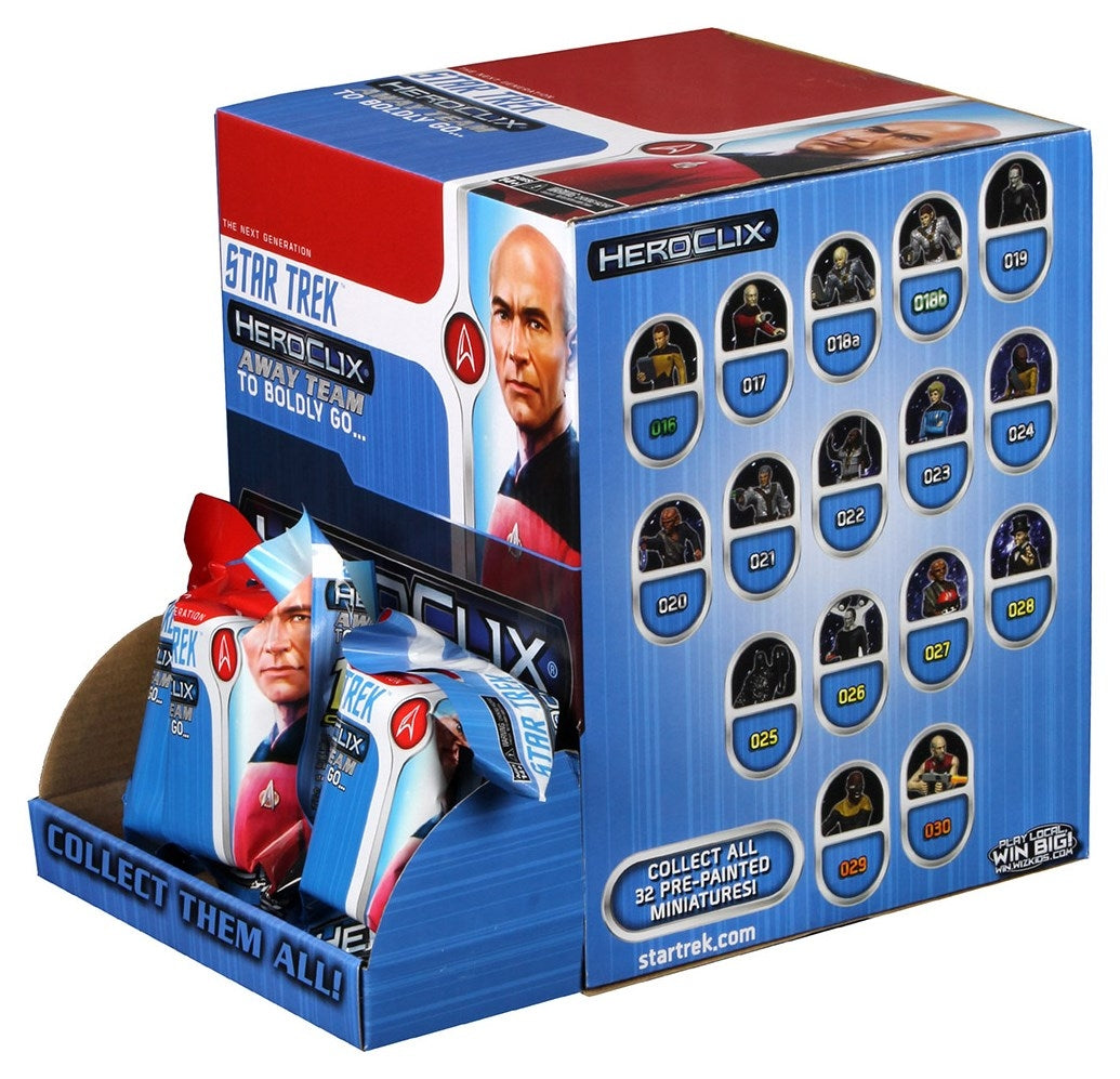 Star Trek Away Team: TNG - To Boldly Go... Gravity Feed Box [STTNG] - Heroclix Sealed