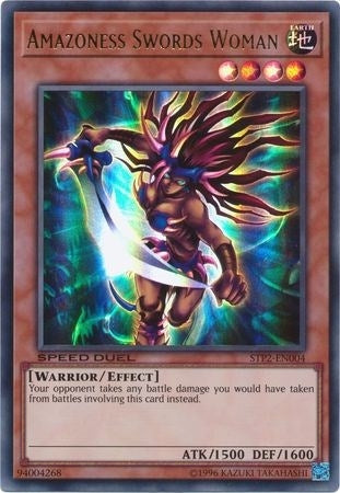 Amazoness Swords Woman (2004) (STP2) - YuGiOh Single