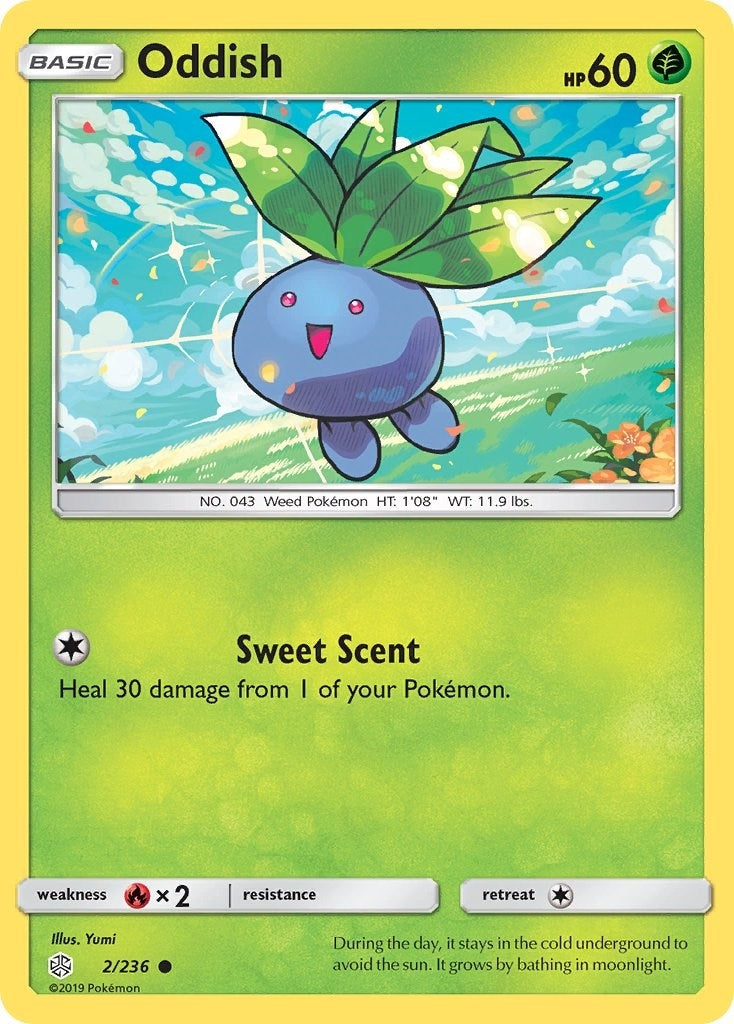 Image for Oddish (2/236) (SM - Cosmic Eclipse) - Pokemon