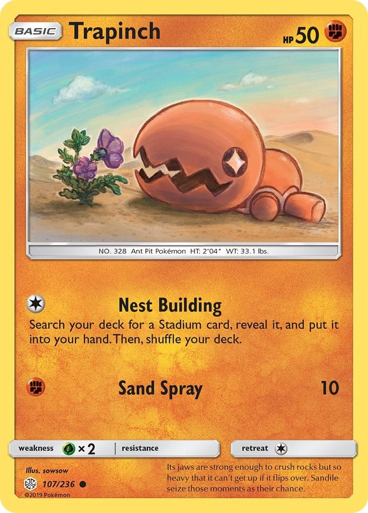 Image for Trapinch (107/236) (SM - Cosmic Eclipse) - Pokemon