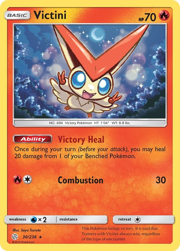 Image for Victini (30/236) (SM - Cosmic Eclipse) - Pokemon