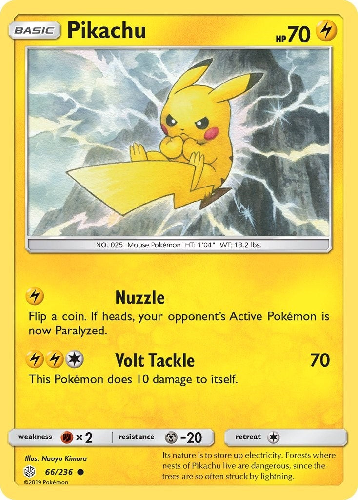 Image for Pikachu (66/236) (SM - Cosmic Eclipse) - Pokemon