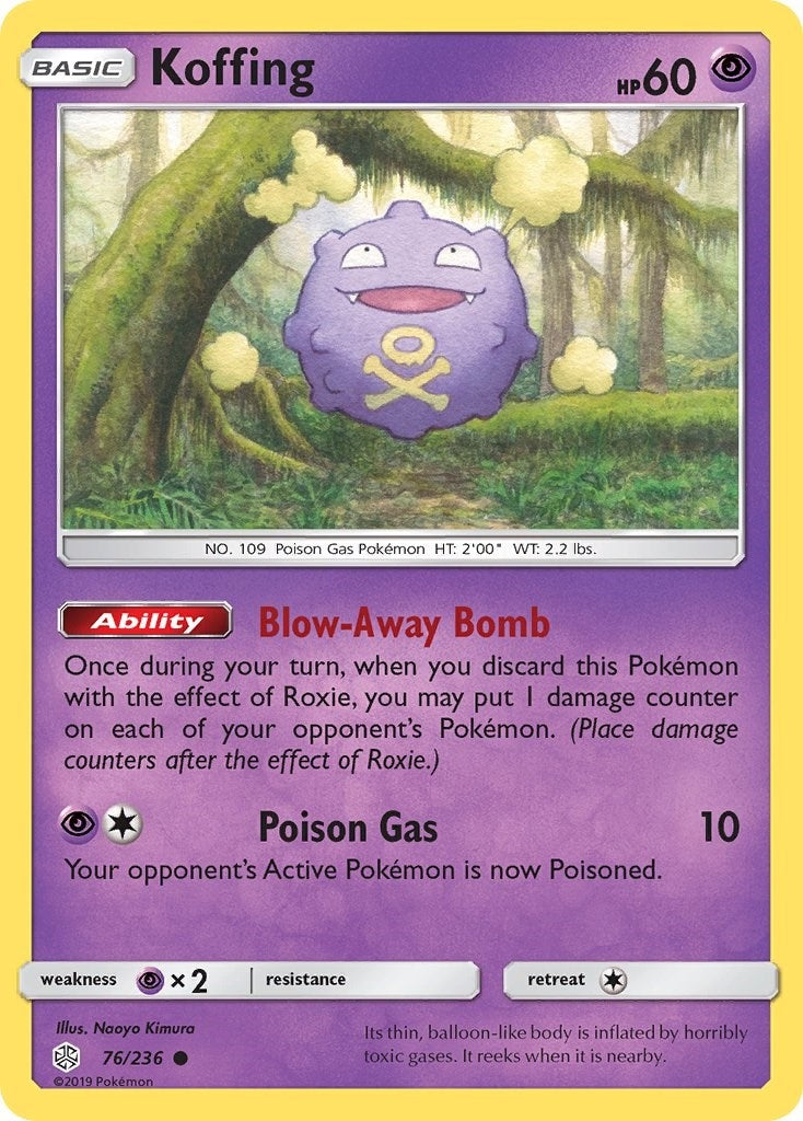 Image for Koffing (76/236) (SM - Cosmic Eclipse) - Pokemon