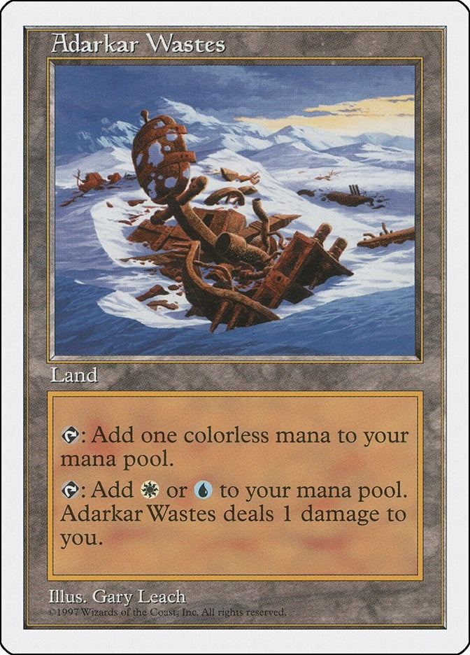 Adarkar Wastes (410) [5ED] - MTG Single