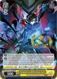 Protagonist as JOKER: Destiny Awaits (BCS 2017 World Finals) (201701) [EVENT] - Weiss Schwarz Single