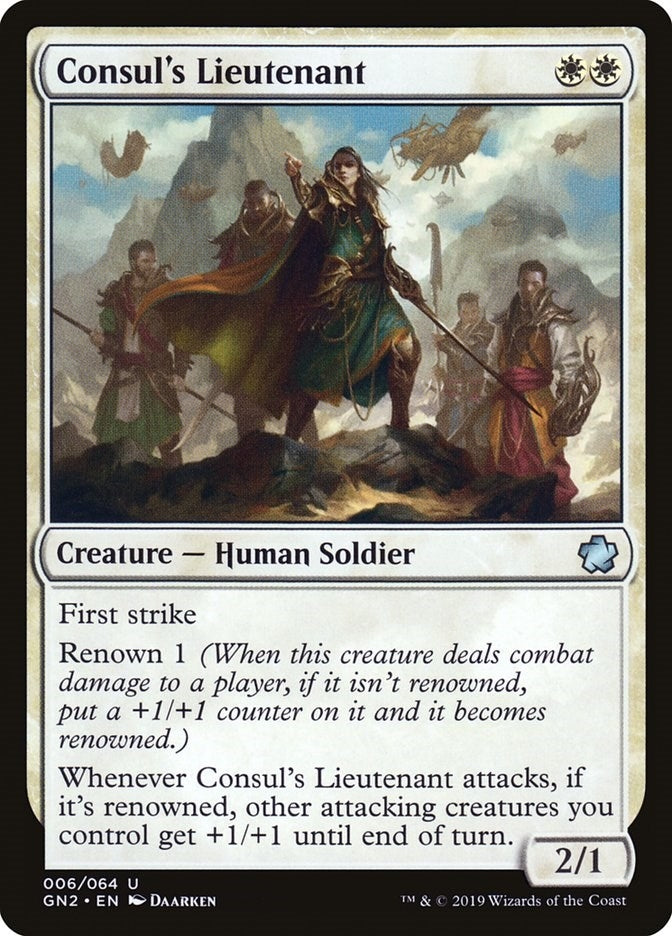 Consul’s Lieutenant (6) [GN2] - MTG Single