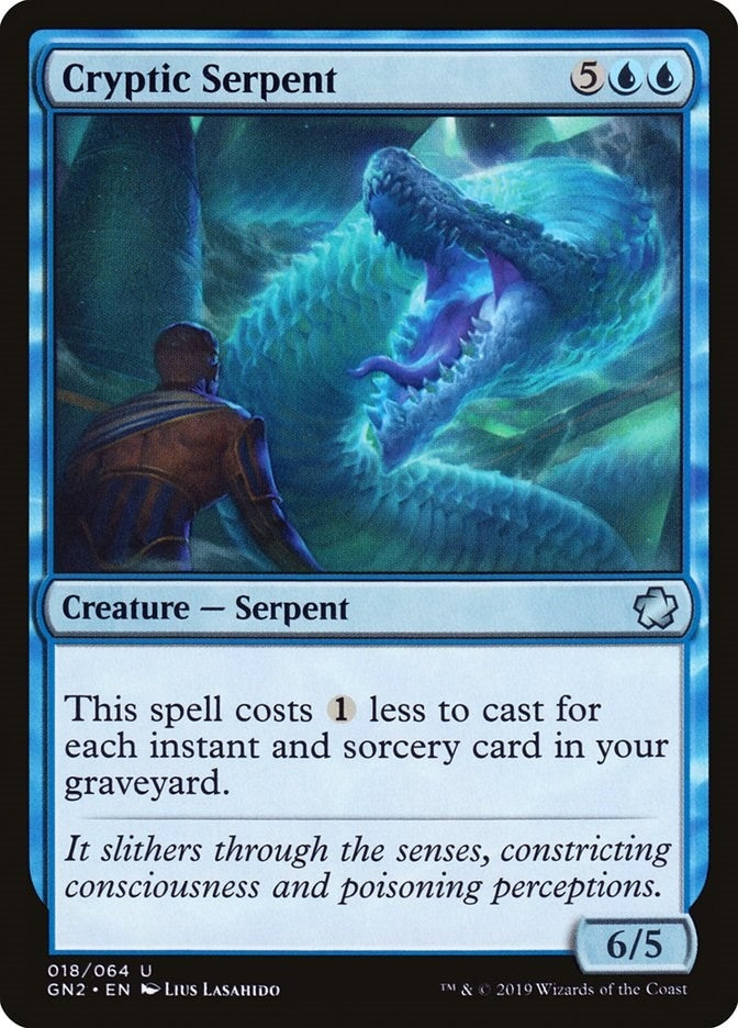 Cryptic Serpent (18) [GN2] - MTG Single