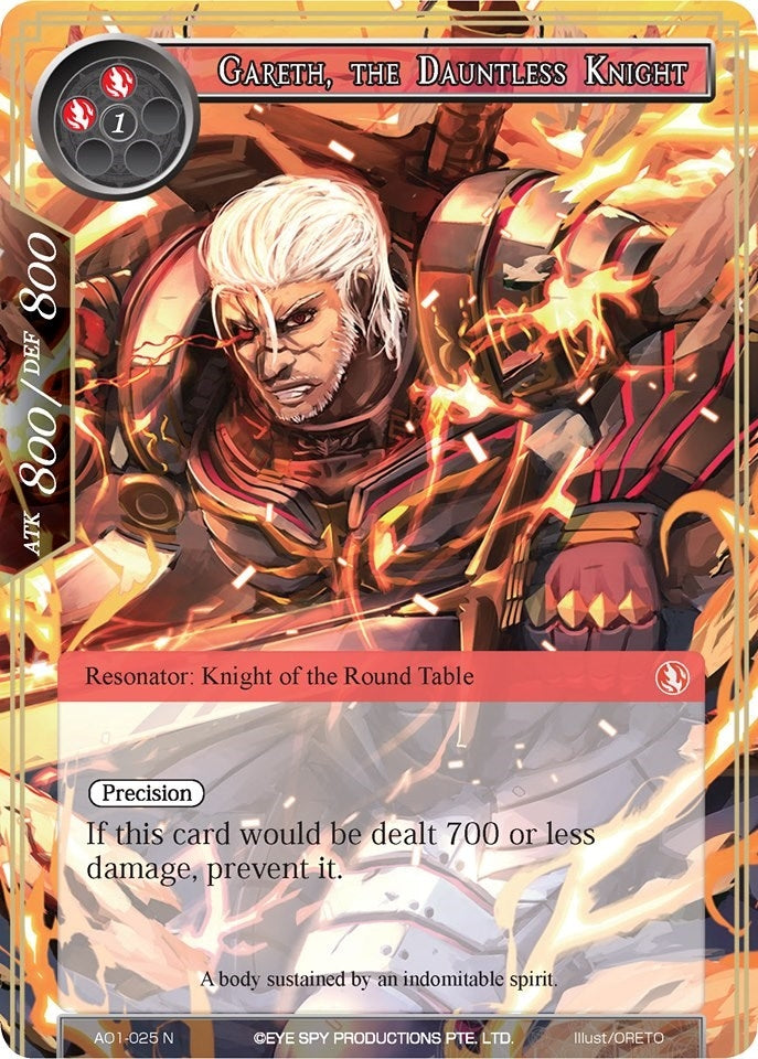Gareth the Dauntless Knight (1025) [AO1] - Force of Will Single