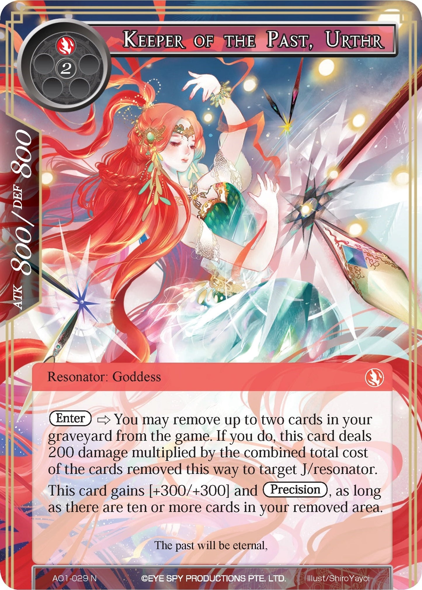 Keeper of the Past Urthr (1029) [AO1] - Force of Will Single