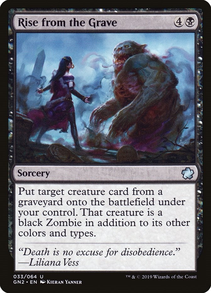 Rise from the Grave (33) [GN2] - MTG Single