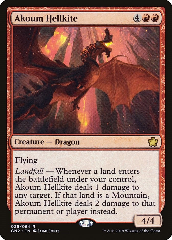 Akoum Hellkite (36) [GN2] - MTG Single
