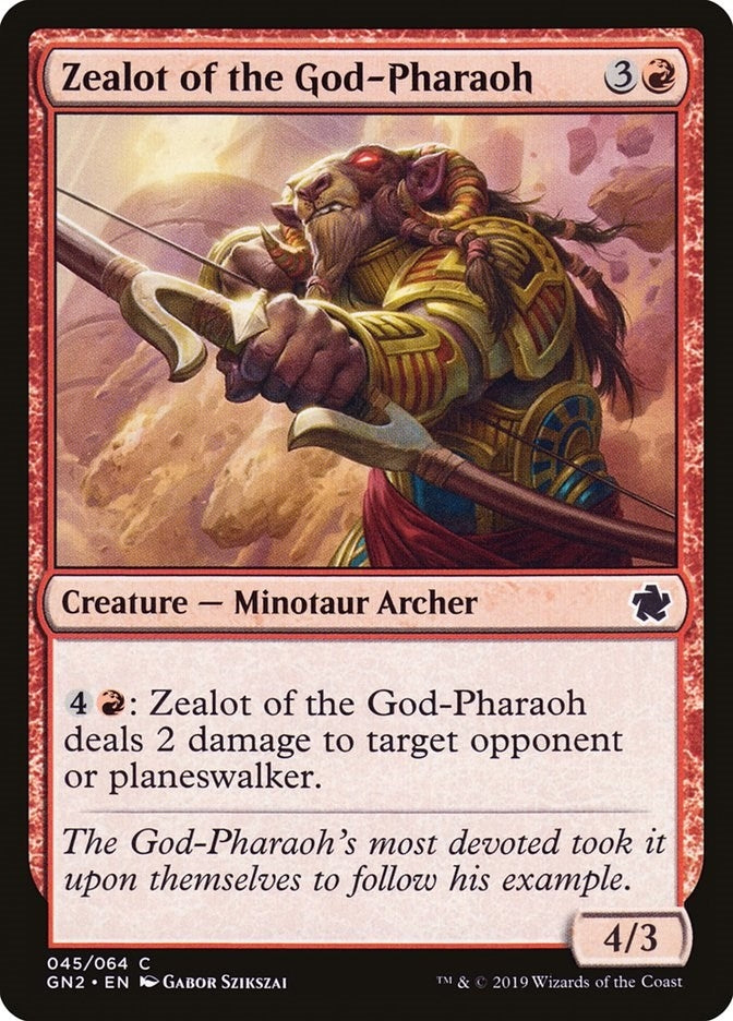 Zealot of the God-Pharaoh (45) [GN2] - MTG Single