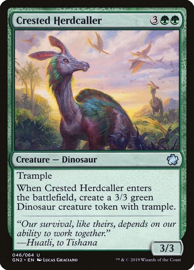Crested Herdcaller (46) [GN2] - MTG Single