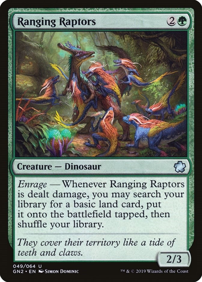 Ranging Raptors (49) [GN2] - MTG Single