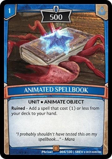 Animated Spellbook (4) [REV] - Argent Saga TCG Single