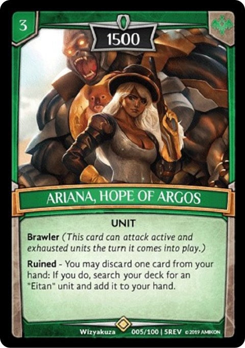 Ariana Hope of Argos (5) [REV] - Argent Saga TCG Single