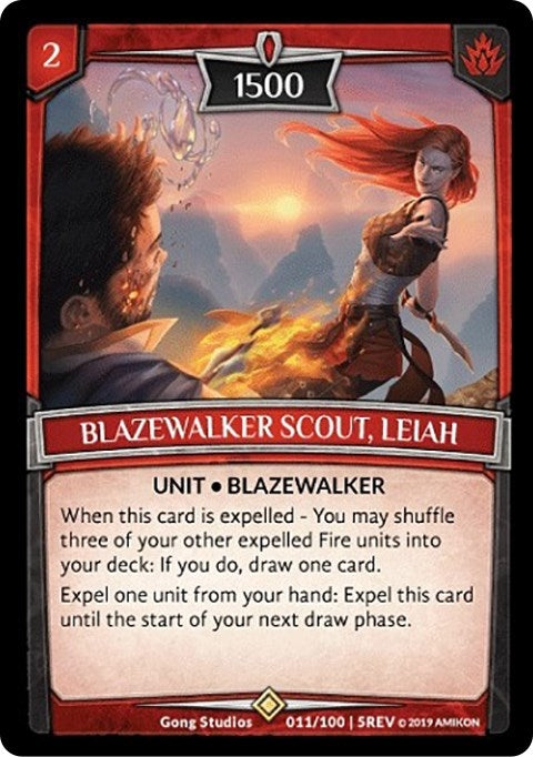 Blazewalker Scout Leiah (11) [REV] - Argent Saga TCG Single