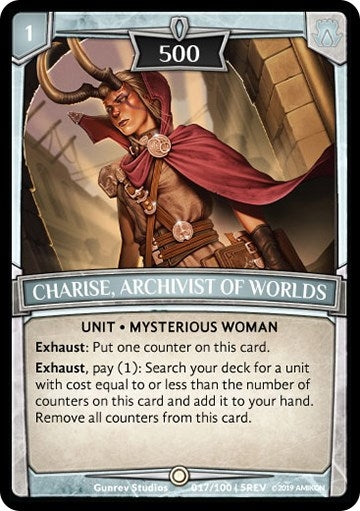 Charise Archivist of Worlds (17) [REV] - Argent Saga TCG Single