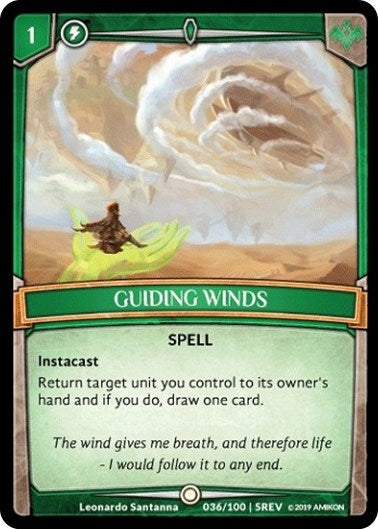 Guiding Winds (36) [REV] - Argent Saga TCG Single