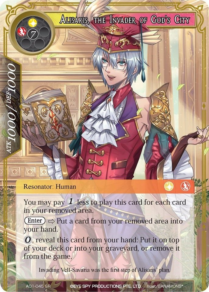 Alisaris the Invader of God’s City (1045) [AO1] - Force of Will Single