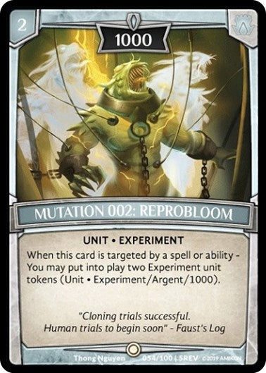 Mutation 002: Reprobloom (54) [REV] - Argent Saga TCG Single