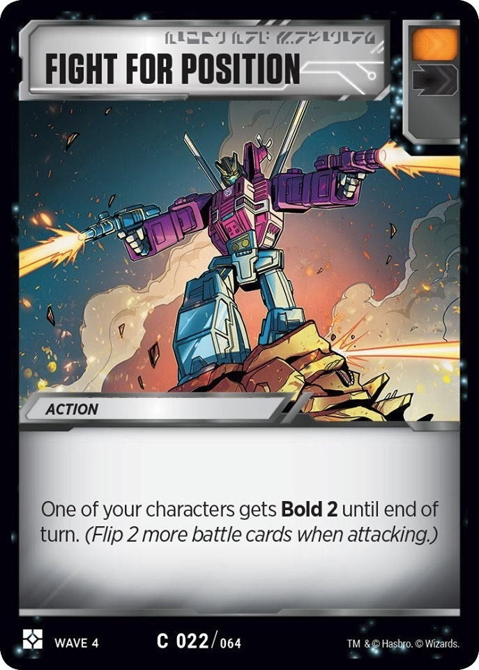 Fight For Position (22) [WCS2] - Transformers TCG Single