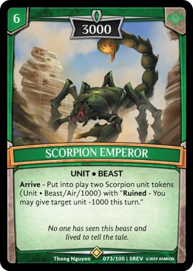 Scorpion Emperor (73) [REV] - Argent Saga TCG Single