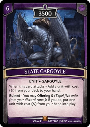 Slate Gargoyle (87) [REV] - Argent Saga TCG Single