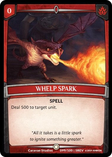 Whelp Spark (99) [REV] - Argent Saga TCG Single