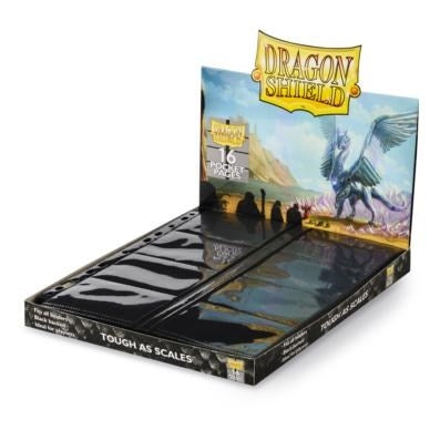 Dragon Shield Double Sided Center-Loaded 16-Pocket Pages - Clear (50-Pack) [DSPP] - Protective Pages Sealed