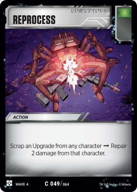 Reprocess (49) [WCS2] - Transformers TCG Single