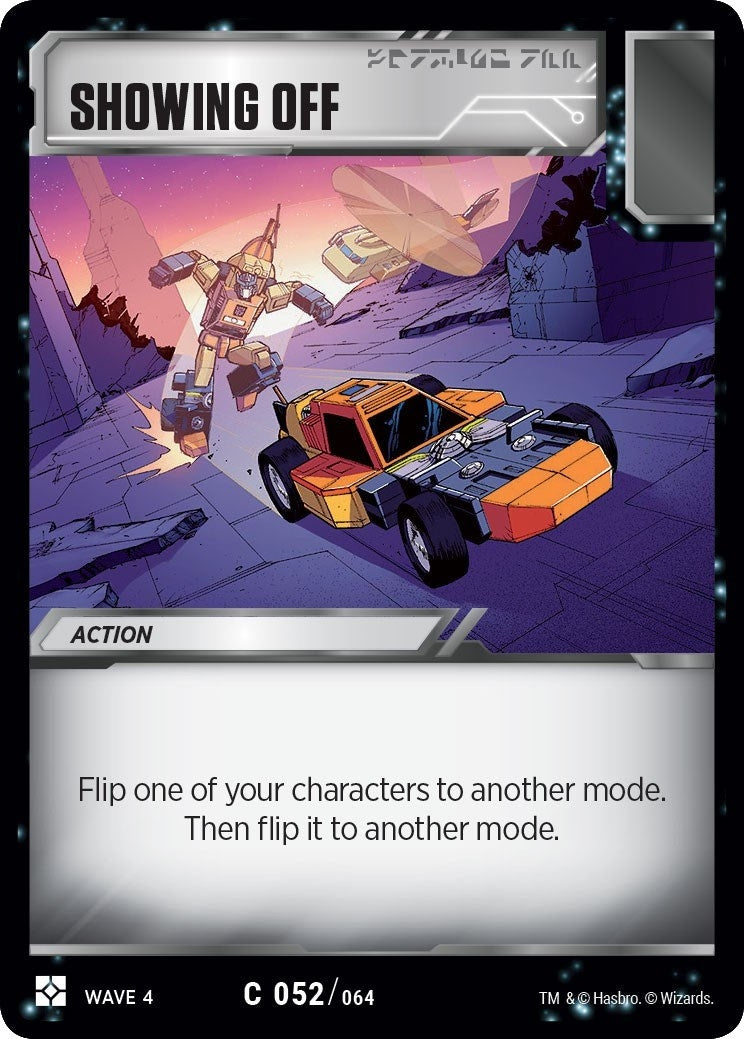 Showing Off (52) [WCS2] - Transformers TCG Single
