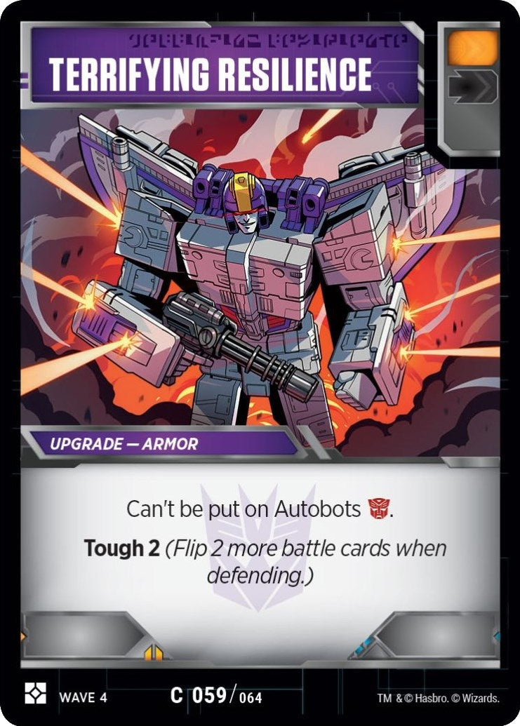 Terrifying Resilience (59) [WCS2] - Transformers TCG Single