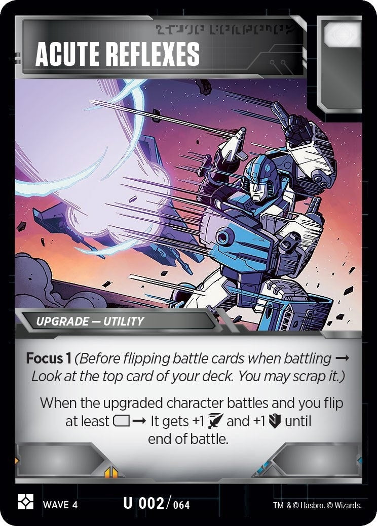 Acute Reflexes (2) [WCS2] - Transformers TCG Single
