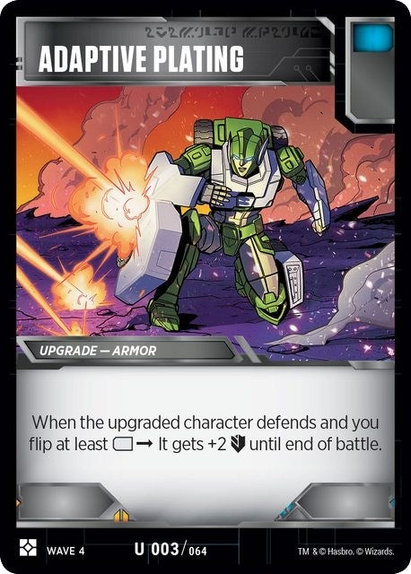 Adaptive Plating (3) [WCS2] - Transformers TCG Single