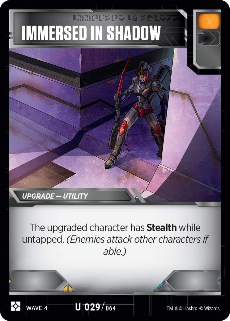 Immersed In Shadow (29) [WCS2] - Transformers TCG Single