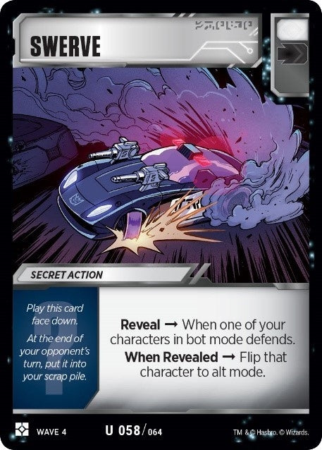 Swerve (58) [WCS2] - Transformers TCG Single