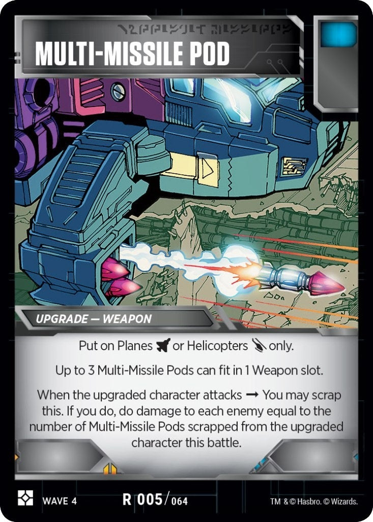 Multi-Missile Pod (5) [WCS2] - Transformers TCG Single