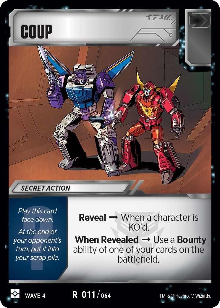 Coup (11) [WCS2] - Transformers TCG Single