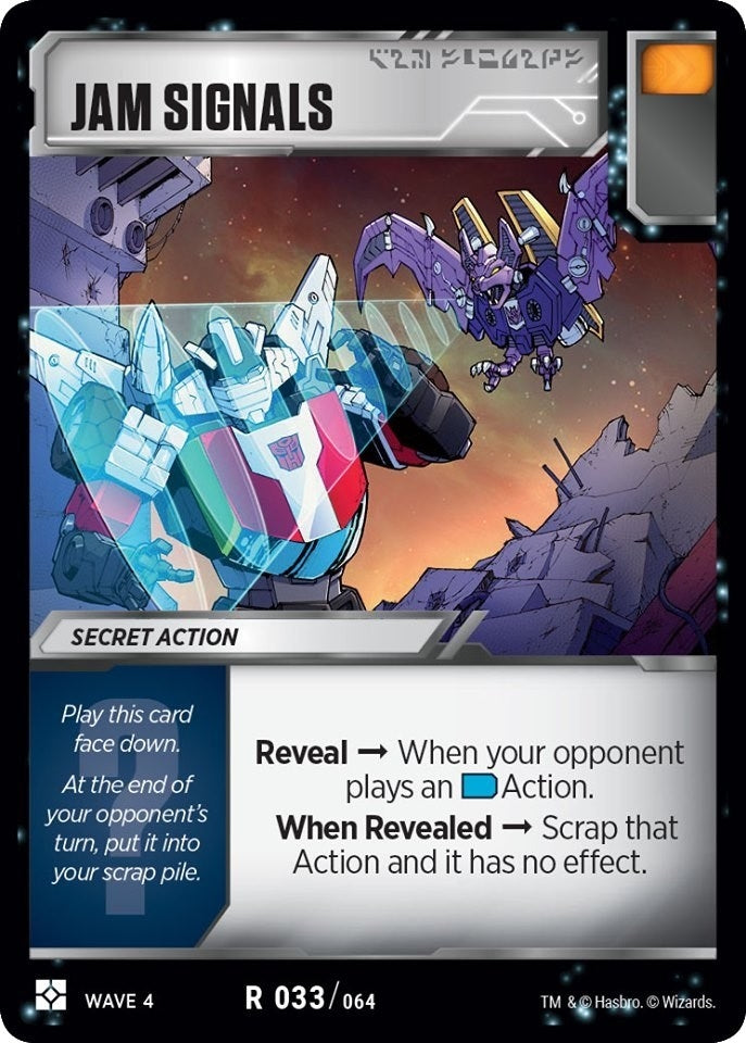 Jam Signals (33) [WCS2] - Transformers TCG Single