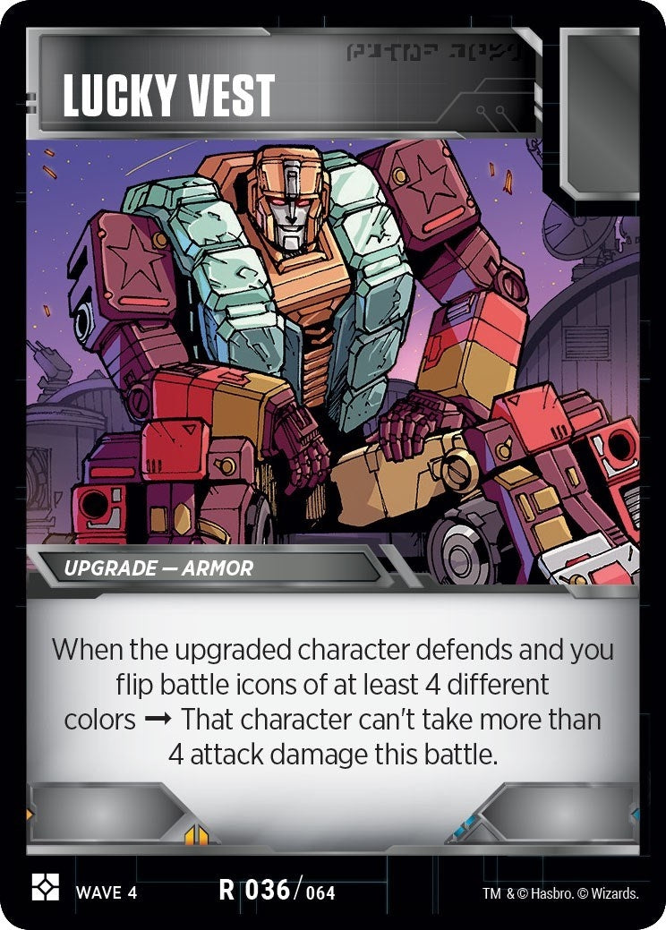 Lucky Vest (36) [WCS2] - Transformers TCG Single