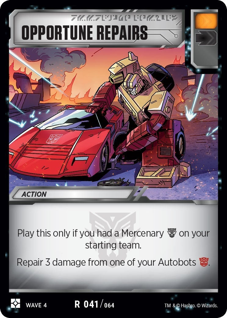 Opportune Repairs (41) [WCS2] - Transformers TCG Single