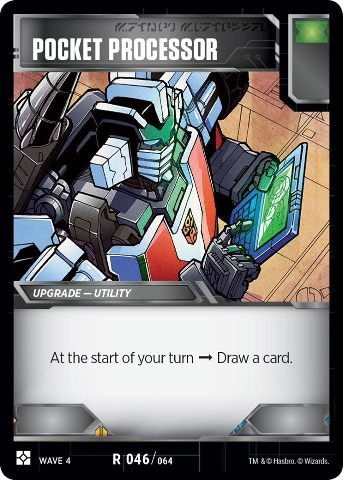 Pocket Processor (46) [WCS2] - Transformers TCG Single