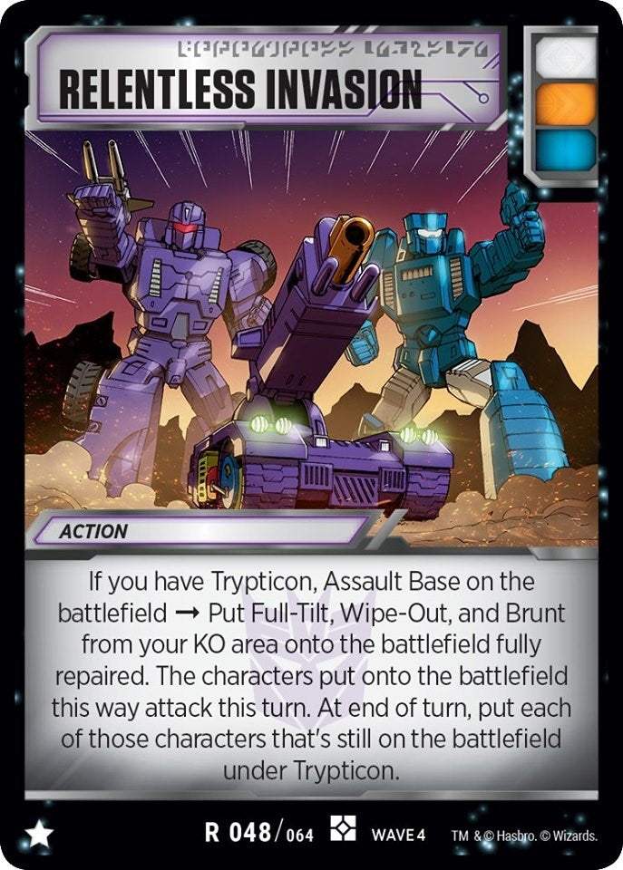 Relentless Invasion (48) [WCS2] - Transformers TCG Single
