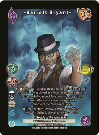 Barett Bryant (Champion Batch V Promo) (1) [UVSP] - UniVersus Single