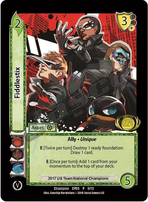Fiddlestix (Champion Batch V Promo) (9) [UVSP] - UniVersus Single